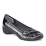 Hush Puppies Women's Sonnet Slip On,Black Patent,8 WW US