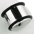 One Stainless Steel Solid Plug: 14g (SOLD INDIVIDUALLY. ORDER TWO FOR A PAIR.)