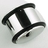 Single Stainless Steel Solid Plug: 14g