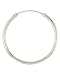 Sterling Silver 1-3/8-Inch Hoop Earrings