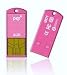PQI 4GB Intelligent StickTM interface i201, Very Small in Size, Water, dust, shock and vibration proof, Support software for password protection, Lifetime Warranty (Color Pink)