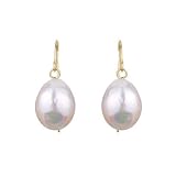 Honora Baroque White Pearl Earrings