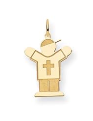 Genuine IceCarats Designer Jewelry Gift 14K Kid Charm