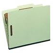 S J Paper S61950 S J Paper Std 1-1/2" Expansion Classification Folder, Lgl, 4-Section, Red, 20/Bx