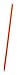 Rasta Imposta Men's Dumb and Dumber Cane, Orange, One Size