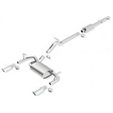 Borla 140459 Stainless Steel Cat-Back Exhaust System for Wrangler 3.6L AT MT 4WD... by Borla