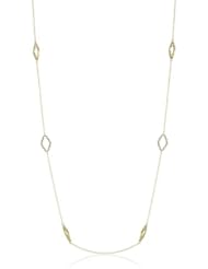 Katie Decker "Baroque" 18k Diamond 34" Toggle Chain