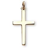 14K Gold Filled Cross and 18-inch Chain
