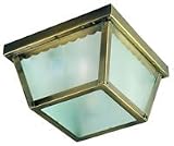 Maxim Lighting Frosted - Polished Brass Flush-Mount