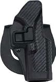 BlackHawk® CQC™ Carbon Fiber Holster Glock 26 / 27 / 33, BLACK, RH