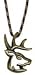 John Marshall Design Truck Buck Rear-View Mirror Hanger (Antique Brass)