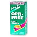 Opti-Free Daily Cleaner for Contact Lenses,  2/3-Ounce Containers (Pack of 2)