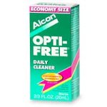 Opti-Free Daily Cleaner for Contact Lenses, 2/3-Ounce Containers (Pack of 2)