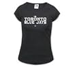 Baseball T-Shirt - Toronto Blue Jays Junior's Black Stack T-Shirt
