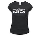 Baseball T-Shirt - Toronto Blue Jays Junior's Black Stack T-Shirt