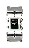 BCBG Chroma Black Leather-and-Steel Black Dial Women's Watch #BG6200