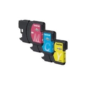 Brother LC613PKS Color Ink Cartridge - 3 piece color Pack (Cyan/Magenta/Yellow): Electronics
