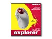 Microsoft Trackball Explorer - Trackball - optical - 5 button(s) - wired - PS/2, USB - retail