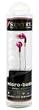 Sentry Micro-Buds Digital Stereo Earphones With Pouch Pink - Sentry HO543
