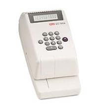 EC-30A 10-Digit Electronic Check Writer with Ink Roller, Prints to 1-7/8" MXBEC30A
