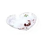 Celebrations by Mikasa Poinsettia Heart Plate