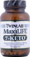 Twinlab- Maxi Life 7-Keto, 120 Capsules