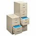 Office Products : Vertical File, 2 Drawer, 15x22x26-1/16, Putty (HONH412PL)
