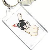 Astroboy White Image Keychain