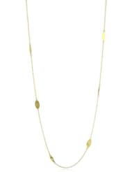 GURHAN "Willow" Long High Karat Gold Necklace with Leaves, 39.5"