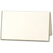 10 Gold Bordered Pearl White Place Cards