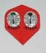 3 sets Xtra Strong Ruthless 2D Standard Red flights