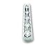14k White Gold Diamond Journey Pendant