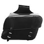 Leather Saddlebags - Motorcycle Leather Saddlebags 16WX11HX6D SD2056