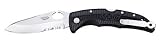 New SOG Knives Sogzilla Small 1/2 Half Serrated Pocket Clip Satin Polish Finish Zytel Handle