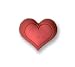 Red Heart Shoe Doodle Charm for Crocs