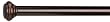 Umbra Capella 28 to 48-Inch Curtain Rod, Auburn Bronze