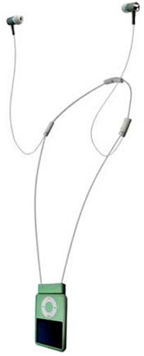 Apple iPod Nano 3rd Generation Premium Noise-Canceling Ear Buds from Radius (Green)