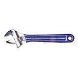 Westward 1NYC3 Adjustable Wrench, 1 1/8 Jaw Cap, 8 In L
