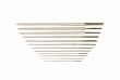 SET OF 12 ROUND BROACHES STUBS 15-70