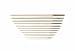SET OF 12 ROUND BROACHES STUBS 15-70