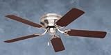 Emerson CF805SBS Snugger 52 Contemporary Brushed Steel Hugger Ceiling Fan 52 Blade Span