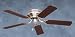 Emerson CF805SBS Snugger 52 Contemporary Brushed Steel Hugger Ceiling Fan 52 Blade Span