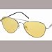 Yellow Night Driving Aviator Golf Fishing Sunglasses 100 % UV