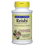 Reishi Mushroom Extract Standardized 60 vegicaps from Nature's Answer