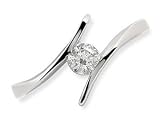 9ct Gold Solitaire Cubic Zirconia Ring