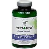 Veterinarians Best Natural Care Gas Busters Chewable Tablets for Dogs- 90-count