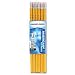 Wooden Pencil, #2 Lead, Soft Lead, Smudge Resistant Eraser, Yellow, 12/Dozen PAP12132