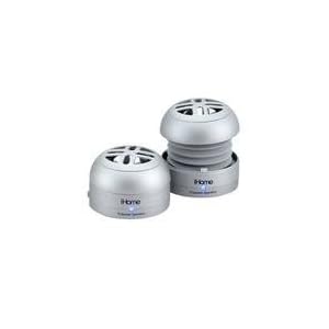 iHome iHM77 Rechargeable Mini Speakers for iPod (Silver)