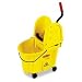 Rubbermaid Commercial Wavebrake 35-Quart Bucket/Wringer Combinations, Yellow (757788YW)