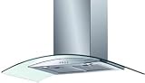 Baumatic 100cm Curved Glass Cooker Chimney Hood Stainless Steel Bt103gl Telescopic 1000mm